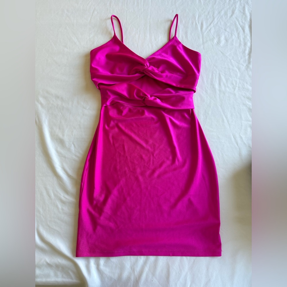 Windsor Fuchsia Mini Dress
